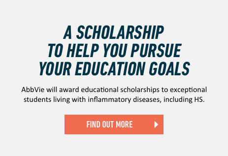 AbbVie will award educational scholarships to exceptional students living with inflammatory diseases, including HS.