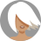 Illustration of a woman with modern white hair